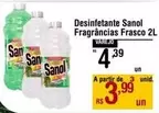 Oferta de Sanol - Desinfetante Fragrancias Frasco por R$4,39 em Max Atacadista