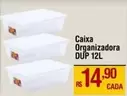 Oferta de Caixa Organizadora por R$14,9 em Max Atacadista