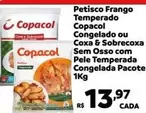 Oferta de Copacol - Petisco Frango Temperado Congelado Ou Coxa & Sobrecoxa Sem Osso Com Pele Temperada Congelada Pacote por R$13,97 em Max Atacadista