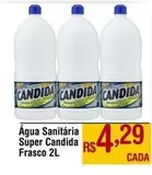 Oferta de Candida - Água Sanitária Super Frasco por R$4,29 em Max Atacadista