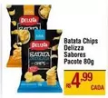 Oferta de Sabores - Batata Chips Sabores Pacote por R$4,99 em Max Atacadista