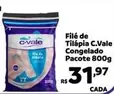 Oferta de De   - Filé de Tilápia C.vale Congelado por R$31,97 em Max Atacadista