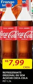 Oferta de Coca-Cola - Refrigerante Original Ou Sem Açúcar por R$7,99 em Assaí Atacadista