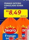 Oferta de Seara - Frango Inteiro Congelado por R$8,49 em Assaí Atacadista