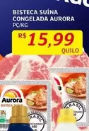 Oferta de Aurora - Bisteca Suína Congelada por R$15,99 em Assaí Atacadista