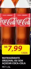 Oferta de Coca-Cola - Refrigerante Original Ou Sem Acucar por R$7,99 em Assaí Atacadista