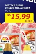 Oferta de Aurora - Bisteca Suína Congelada por R$15,99 em Assaí Atacadista