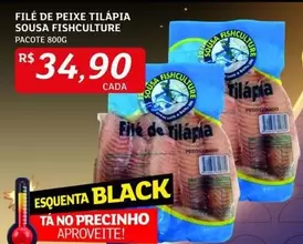 Oferta de Peixe - File De Peixe Tilapia Sousa Fishculture por R$34,9 em Assaí Atacadista