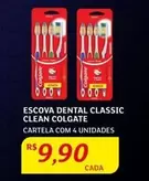 Oferta de Colgate - Escova Dental Classic por R$9,9 em Assaí Atacadista