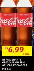 Oferta de Sabor - Refrigerante Original Ou Sem Açúcar Coca-Cola por R$6,99 em Assaí Atacadista