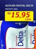 Oferta de Cristal - Açúcar por R$15,95 em Assaí Atacadista