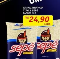 Oferta de Pacote - Arroz Branco Tipo 1 Sepé por R$24,9 em Assaí Atacadista