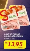 Oferta de Sadia - Asas De Frango Congeladas por R$13,95 em Assaí Atacadista