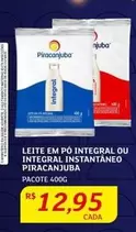 Oferta de Piracanjuba - Leite Em Po Integral Ou Integral Instataneo por R$12,95 em Assaí Atacadista