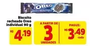 Oferta de Oreo - Biscoito Recheado Individual por R$4,19 em Extra