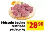 Oferta de Bovino - Músculo Bovino Resfriado Pedaço por R$28,9 em Extra