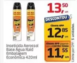 Oferta de Raid - Inseticida Aerossol Base Agua Embalagem Econômica por R$13,5 em Tenda Atacado