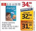 Oferta de Capricho - Fralda Baby Hiper por R$34,9 em Tenda Atacado