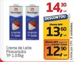 Oferta de Piracanjuba - Creme De Leite por R$14,3 em Tenda Atacado