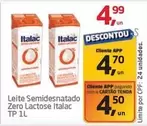 Oferta de Italac - Leite Semidesnatado Zero Lactose por R$4,99 em Tenda Atacado