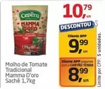 Oferta de Cepêra - Molho De Tomate Tradicional Mamma D'oro por R$10,79 em Tenda Atacado