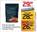 Oferta de Filé De Salmão Congelado por R$29,9 em Tenda Atacado