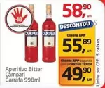 Oferta de Campari - Aperitivo Bitter por R$58,9 em Tenda Atacado