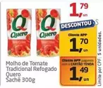 Oferta de Quero - Molho De Tomate Tradicional Refogado por R$1,79 em Tenda Atacado