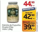 Oferta de De   - Palmito De Pupunha Picado por R$44,9 em Tenda Atacado