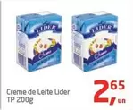 Oferta de Lider - Creme De Leite por R$2,65 em Tenda Atacado