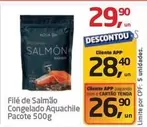 Oferta de Filé De Salmão Congelado por R$29,9 em Tenda Atacado