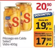 Oferta de Pêssego Em Calda por R$20,9 em Tenda Atacado