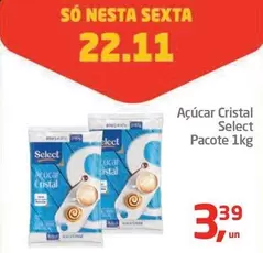 Oferta de Select - Açúcar Cristal por R$3,39 em Tenda Atacado