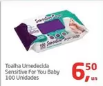 Oferta de Baby - Toalha Umedecida Sensitive Baby por R$6,5 em Tenda Atacado