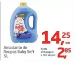 Oferta de Baby Soft - Amaciante De Roupas por R$14,25 em Tenda Atacado