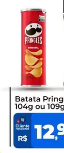 Oferta de Pringles - Batata por R$12,99 em Tonin Superatacado