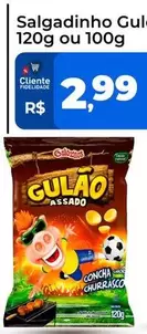 Oferta de Gulozitos - Salgadinho por R$2,99 em Tonin Superatacado