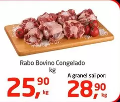 Oferta de Bovino - Rabo Bovino Congelado por R$25,9 em Tenda Atacado