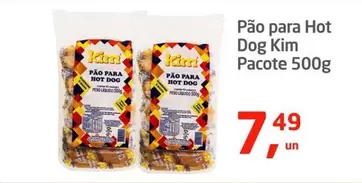 Oferta de Kim - Pão Para Hot Pacote por R$7,49 em Tenda Atacado