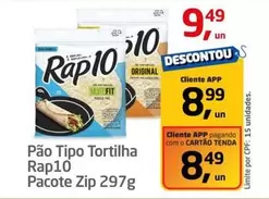 Oferta de Pão Tipo Tortilha por R$9,49 em Tenda Atacado