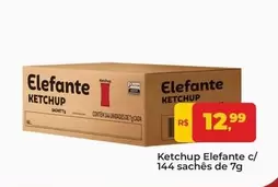 Oferta de Elefante - Ketchup por R$12,99 em Tonin Superatacado