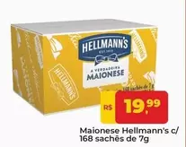 Oferta de Hellmann's - Maionese por R$19,99 em Tonin Superatacado