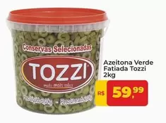 Oferta de Tozzi - Azeitona Verde Fatiada por R$59,99 em Tonin Superatacado