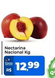 Oferta de Nectarina Nacional por R$12,99 em Tonin Superatacado