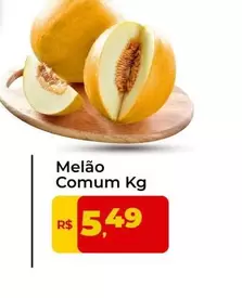 Oferta de Melão Comum por R$5,49 em Tonin Superatacado