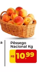 Oferta de Pêssego Nacional por R$10,99 em Tonin Superatacado