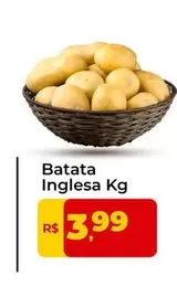 Oferta de Batata Inglesa por R$3,99 em Tonin Superatacado