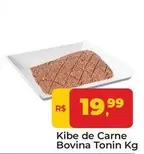 Oferta de Tonin - Kibe De Carne Bovina por R$19,99 em Tonin Superatacado