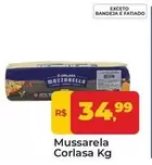 Oferta de Corlasa - Mussarela por R$34,99 em Tonin Superatacado