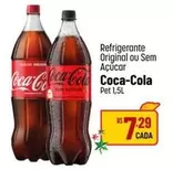 Oferta de Coca-Cola - Refrigerante Original Ou Sem Açúcar por R$7,29 em Super Muffato